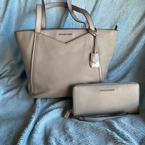 Michael Kors purse and wallet